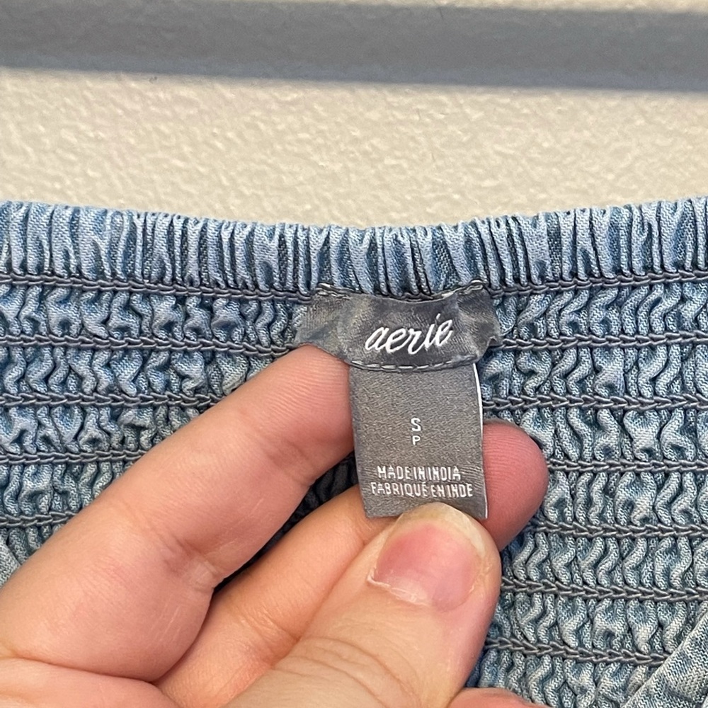 Aerie Chambray Romper - Picture 5 of 5
